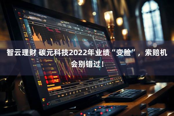 智云理财 碳元科技2022年业绩“变脸”，索赔机会别错过！
