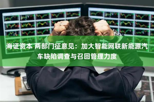 海证资本 两部门征意见：加大智能网联新能源汽车缺陷调查与召回管理力度