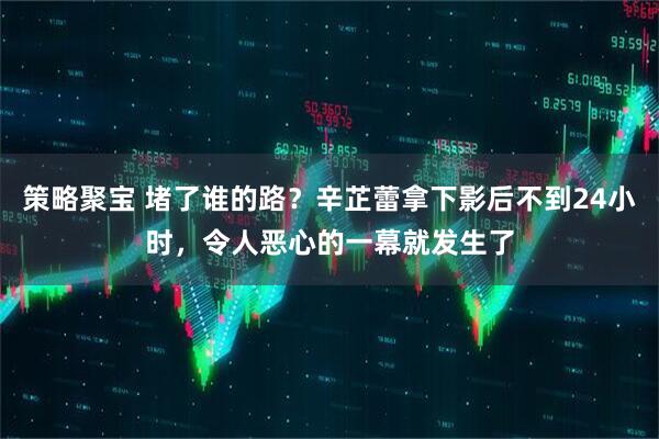 策略聚宝 堵了谁的路？辛芷蕾拿下影后不到24小时，令人恶心的一幕就发生了
